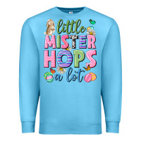 Ocean Blue Little mister hops a lot Easter Premium Sweatshirt - Neo Western