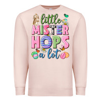 Pale Pink Little mister hops a lot Easter Premium Sweatshirt - Neo Western