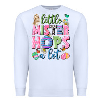White Little mister hops a lot Easter Premium Sweatshirt - Neo Western
