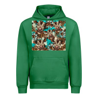 Emerald western cowhide sunflower baby cow Urban Hoodie - BarkalooDesign