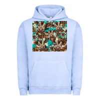 Pigment Grape Ice western cowhide sunflower baby cow Urban Hoodie - BarkalooDesign