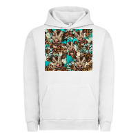 Pigment Lunar Rock western cowhide sunflower baby cow Urban Hoodie - BarkalooDesign