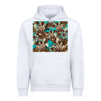White western cowhide sunflower baby cow Urban Hoodie - BarkalooDesign