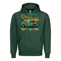 Sports Green country roads take me home Zipper Hoodie - RanaPortraitStore