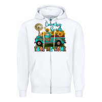 White country roads take me home Zipper Hoodie - RanaPortraitStore
