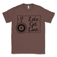 Chestnut lets get lost Classic Tee - Unal Design