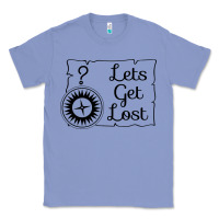 Colony Blue lets get lost Classic Tee - Unal Design