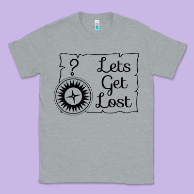 Classic Tee lets get lost