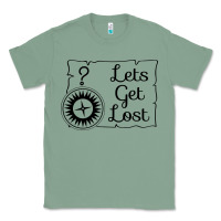 Sage lets get lost Classic Tee - Unal Design