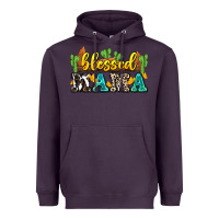 Plum blessed mama Heavyweight Hoodie - Zillion Design Studio
