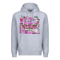 Heather Grey come on nurse lets go party Premium Hoodie - AdoDesignShop