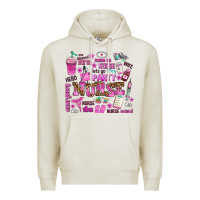 Oatmeal Heather come on nurse lets go party Premium Hoodie - AdoDesignShop