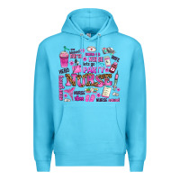 Ocean Blue come on nurse lets go party Premium Hoodie - AdoDesignShop
