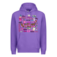 Purple come on nurse lets go party Premium Hoodie - AdoDesignShop