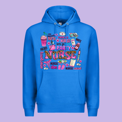 Come On Nurse Lets Go Party Premium Hoodie Designed By Adodesignshop