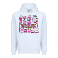White come on nurse lets go party Premium Hoodie - AdoDesignShop