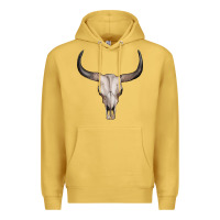 Antique Gold bullskull Premium Hoodie - Artiststas