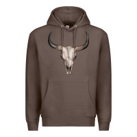 Coffee bullskull Premium Hoodie - Artiststas