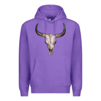 Purple bullskull Premium Hoodie - Artiststas