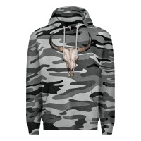 Slate Camo bullskull Premium Hoodie - Artiststas