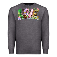Charcoal Heather Love Easter gnome Easter Day Premium Sweatshirt - CowGirlArtShop
