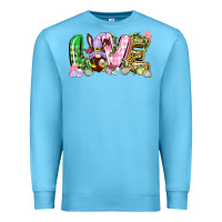 Ocean Blue Love Easter gnome Easter Day Premium Sweatshirt - CowGirlArtShop