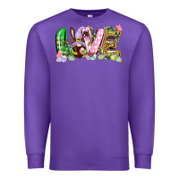 Purple Love Easter gnome Easter Day Premium Sweatshirt - CowGirlArtShop