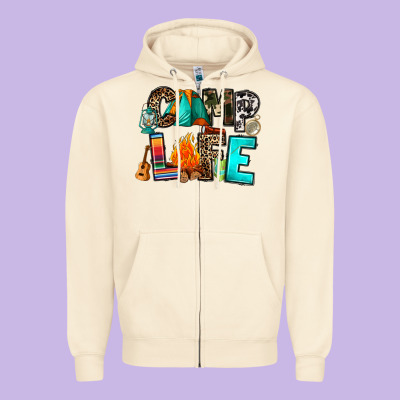 Zipper Hoodie camp life