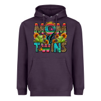 Plum mom of twins Heavyweight Hoodie - Zillion Design Studio