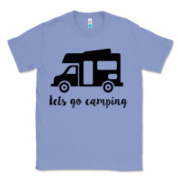 Colony Blue lets go camping Classic Tee - Unal Design