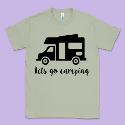 Classic Tee lets go camping