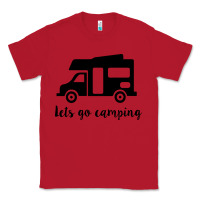 Red lets go camping Classic Tee - Unal Design