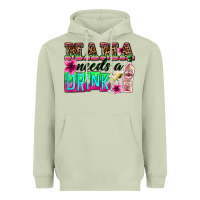 Matcha mama needs a drink Heavyweight Hoodie - Zillion Design Studio