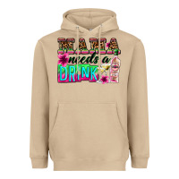 Mushroom mama needs a drink Heavyweight Hoodie - Zillion Design Studio