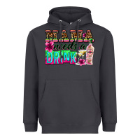 Smoke mama needs a drink Heavyweight Hoodie - Zillion Design Studio