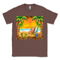Chestnut sunset beach Classic Tee - BarkalooDesign