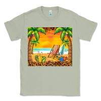 Matcha sunset beach Classic Tee - BarkalooDesign