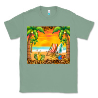 Sage sunset beach Classic Tee - BarkalooDesign