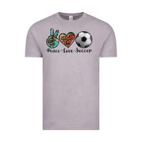 Peace Love Soccer Vintage Tee | Teevron
