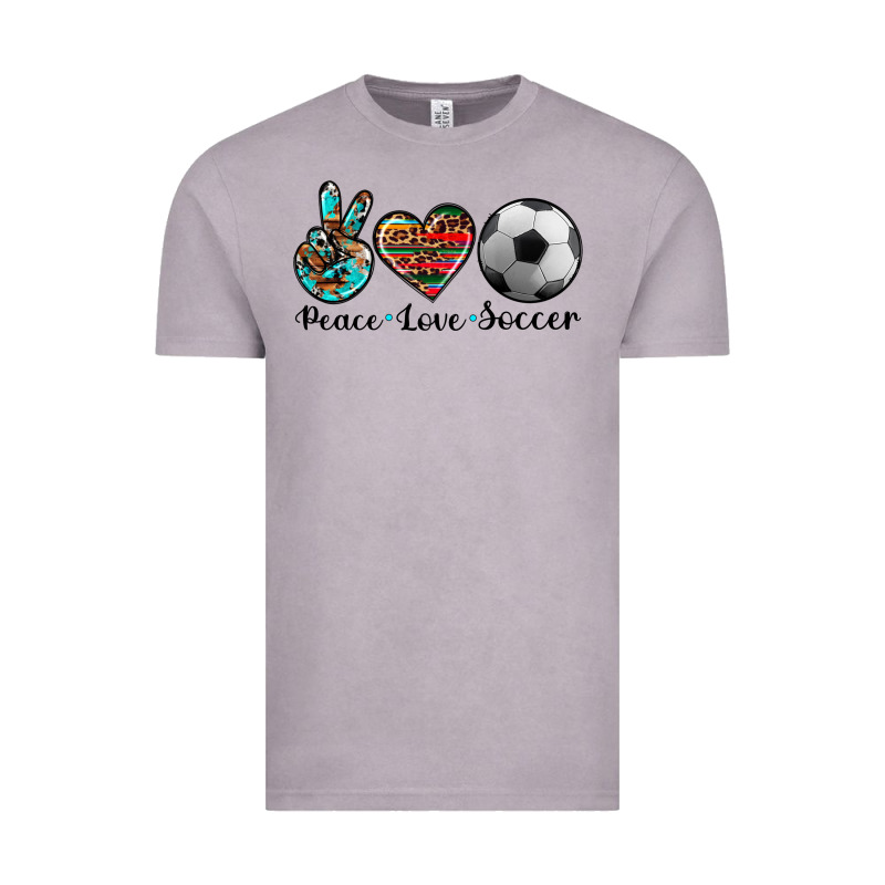 Peace Love Soccer Vintage Tee by Artiststas | Teevron