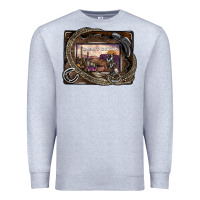 Heather Grey desert darlin Premium Sweatshirt - SublimationCraftShop
