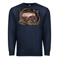Navy desert darlin Premium Sweatshirt - SublimationCraftShop
