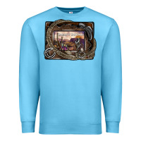 Ocean Blue desert darlin Premium Sweatshirt - SublimationCraftShop