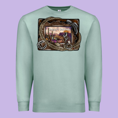 Desert Darlin Premium Sweatshirt Designed By Sublimationcraftshop