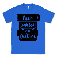 True Royal pack lighter go further Classic Tee - Unal Design