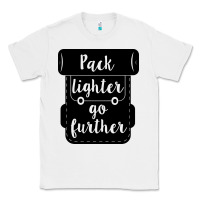 White pack lighter go further Classic Tee - Unal Design
