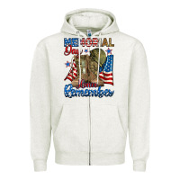 Oatmeal Heather memorial day honor remember Zipper Hoodie - RanaPortraitStore