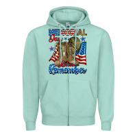 Seafoam memorial day honor remember Zipper Hoodie - RanaPortraitStore