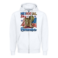 White memorial day honor remember Zipper Hoodie - RanaPortraitStore