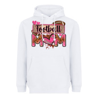 White football mom with leopard Heavyweight Hoodie - Zillion Design Studio
